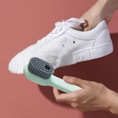 Deterjan Hazneli Süet Bot Nubuk Ayakkabı Temizleme Fırçası Mutfak Banyo Fırçası Çok Amaçlı - 4