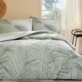 Özdilek Çift Kişilik Ranforce Nevresim Takımı Ravenea Yeşil - 1