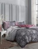 Özdilek Çift Kişilik Ranforce Nevresim Takımı Ditsy Mor - 1