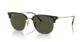 Ray-Ban New Clubmaster 4416 601/31 Black/Gold-Green Güneş Gözlüğü - 1