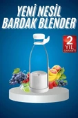 Meyve Sıkacağı Taşınabilir USB Elektrikli Blender Mini - 2