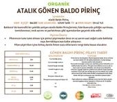 Taş Değirmenden Organik Organik Atalık Gönen Baldo Pirinç - 1 Kilo thumbnail 3
