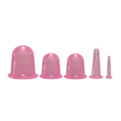 Hacamat Kupası Seti Silikon - 5li Set - Selülit Masaj Seti - 2