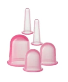 Hacamat Kupası Seti Silikon - 5li Set - Selülit Masaj Seti - 1