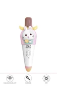 KIDMIC03 Tavşan Figürlü Şarjlı BT Karaoke Mikrofon ve Hoparlör 5W Kablosuz Mikrofon - 9
