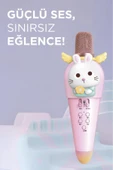 KIDMIC03 Tavşan Figürlü Şarjlı BT Karaoke Mikrofon ve Hoparlör 5W Kablosuz Mikrofon - 3