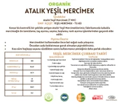 Taş Değirmenden Organik Organik Atalık Yeşil Mercimek (7 MM) - 5 Kilo thumbnail 3