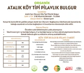 Taş Değirmenden Organik Organik Atalık Köy Tipi Pilavlık Bulgur - 1 Kilo thumbnail 3