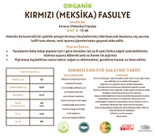 Taş Değirmenden Organik Organik Kırmızı (Meksika) Fasulye - 1 Kilo thumbnail 3