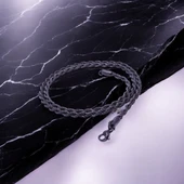 Sarmal Halat Çelik Kolye 4Mm 3183CEK056 thumbnail 3