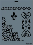 Rich New Seri N-130 Stencil 35x25 cm - 1