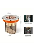 3.2x4.5 cm Koku Giderici Lavabo Tıkacı Banyo Küvet Süzgeci Gider Tıkanma Önleyici Çekvalfli Adaptör - 2
