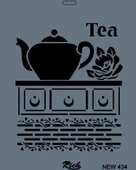 Rich New Seri N-434 Stencil 35x25 cm - 1