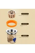 3.2x4.5 cm Koku Giderici Lavabo Tıkacı Banyo Küvet Süzgeci Gider Tıkanma Önleyici Çekvalfli Adaptör - 5