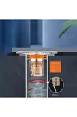 3.2x4.5 cm Koku Giderici Lavabo Tıkacı Banyo Küvet Süzgeci Gider Tıkanma Önleyici Çekvalfli Adaptör - 6