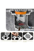 3.2x4.5 cm Koku Giderici Lavabo Tıkacı Banyo Küvet Süzgeci Gider Tıkanma Önleyici Çekvalfli Adaptör - 1