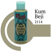 Rich Multi Surface 2114 Kum Beji Akrilik Boya 120 cc thumbnail 1