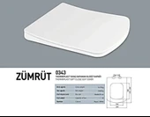 Nkp Zümrüt Kare Klozet Kapağı Beyaz Yavaş Kapanan - 2