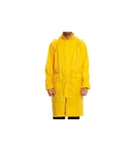 Kapüşonlu Sarı PVC Yağmurluk XXL - 1