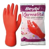 Beybi Karmelita Bulaşık Eldiveni No:8 - 1