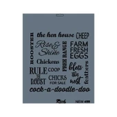 Rich New Seri N-499 Stencil 35x25 cm - 1