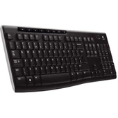 Logitech K270 920-003761 Q Kablosuz Multimedya Siyah Klavye - 1