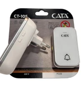 Cata Ct-105 Pilsiz 220v Enerjili Kumandalı Zil Beyaz - 1