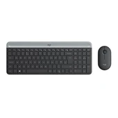 Logitech MK470 Q Kablosuz Usb Siyah Klavye/Mouse Set 920-009435 - 1