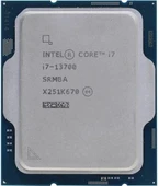 Intel Core i7 13700 TRAY 3.30GHz (Turbo 4.40GHz) 20MB Cache LGA1700 13.Nesil Kutusuz İşlemci thumbnail 1