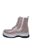 Genç Kız Çocuk Pembe Ortapedik Trekking Kaymaz Taban Hafif Bot - 3