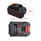 Power Black Şarjlı Matkap, Kırıcı, Taşlama, İspiral, Budama, Testere, Somun Sıkma Bataryası 10 Pili - 2