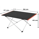 HABITAT KATLANABİLİR ALÜMİNYUM KÜÇÜK BOY KAMP VE PİKNİK MASASI thumbnail 3