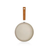 Schafer Ceramoni Seramik Tava 28 Cm Cam Kapaklı -Krem - 4