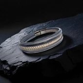 Siyah Kahve Çoklu Deri Bileklik 31833B2D1 - 2