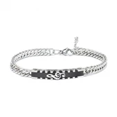 Sol Anahtarı Motifli Çelik Bileklik 3183EBF1D3 thumbnail 2