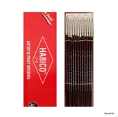 Habico 110 Samur Kılı Sulu ve Akrilik Boya Fırçası tezhip, minyatür-No:4/0 thumbnail 3