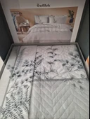 Özdilek RANFORCE ÇİFT KİŞİLİK DÖRT MEVSİM SET HELECHO GRİ - 2