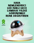 Projektör ışığı bulunan USB bağlantılı mini aromaterapi destekli hava nemlendirici thumbnail 1