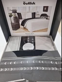 Özdilek RANFORCE ÇİFT KİŞİLİK NEVRESİM TAKIMI DESTAQUE SİYAH - 2