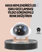 Gece lambası özellikli taşınabilir nemlendirici ve aromaterapi cihazı USB girişli thumbnail 1