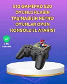 2.4 İnç HD Renkli Ekranlı 500-in-1 Taşınabilir Retro Oyun Konsolu, Kablolu TV Bağlantısı ve Uzun Pil Ömrü - 1