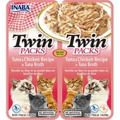 Ciao Twins Churu Ton Balıklı ve Tavuklu Kedi Çorbası 2 X 40 gr - 1