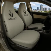 Seat Gri Renk Ön Arka Koltuk Kılıfı Penye Servis Tipi Araba Koltuk Koruyucu - 1