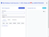 SQL Database Code Generator - 2
