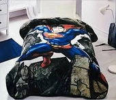 Özdilek Superman Stone Lisanslı 155x215 cm Tek Kişilik Battaniye - 1