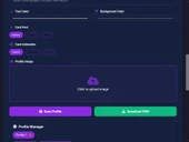 AI Profile Card Generator - 3