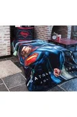 Özdilek Batman Superman City Lisanslı Tek Kişilik Çocuk Battaniyesi 155x215 cm - 1