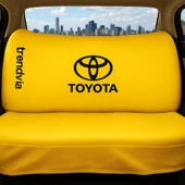 Toyota Sarı Renk Ön Arka Koltuk Kılıfı Penye Servis Tipi Araba Koltuk Koruyucu - 2