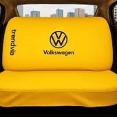 Volkswagen Sarı Renk Ön Arka Koltuk Kılıfı Penye Servis Tipi Araba Koltuk Koruyucu - 2