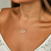 Kalbimdeki İsim Gümüş Kolye thumbnail 2